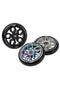120mm L Wheels | Black, Chrome & Oil Slickambo